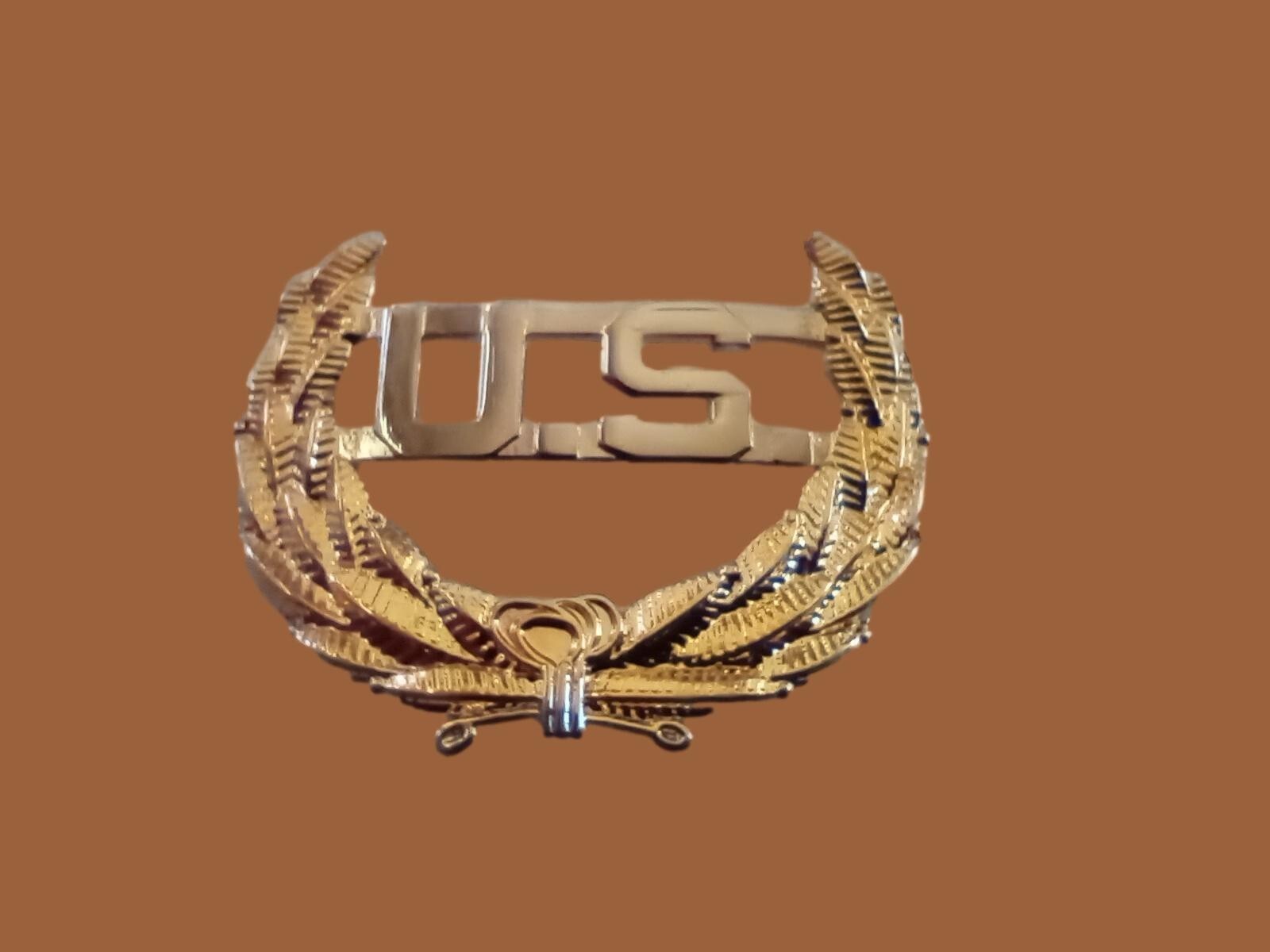 U.S CIVIL WAR KEPI CAP BADGE INSIGNIA HAT PIN NORTHERN UNION TROOPS US HAT BADGE