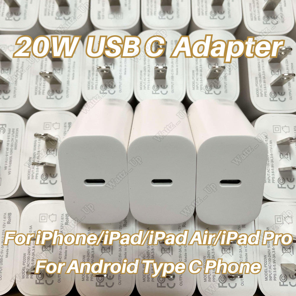 Lot 20W USB C Type C Power Adapter Fast Charger Block For iPhone 17 16 15 14 13
