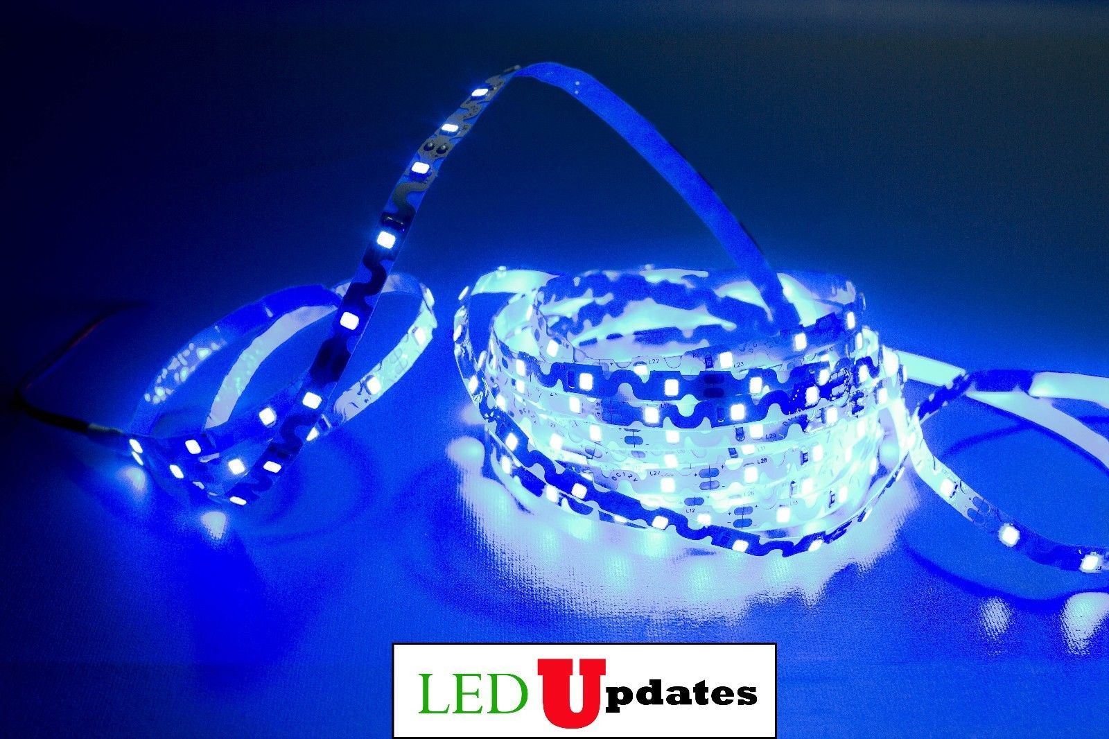 Blue LED strip light for 40" 55" 60" TV ambient 8ft with remote & AC power