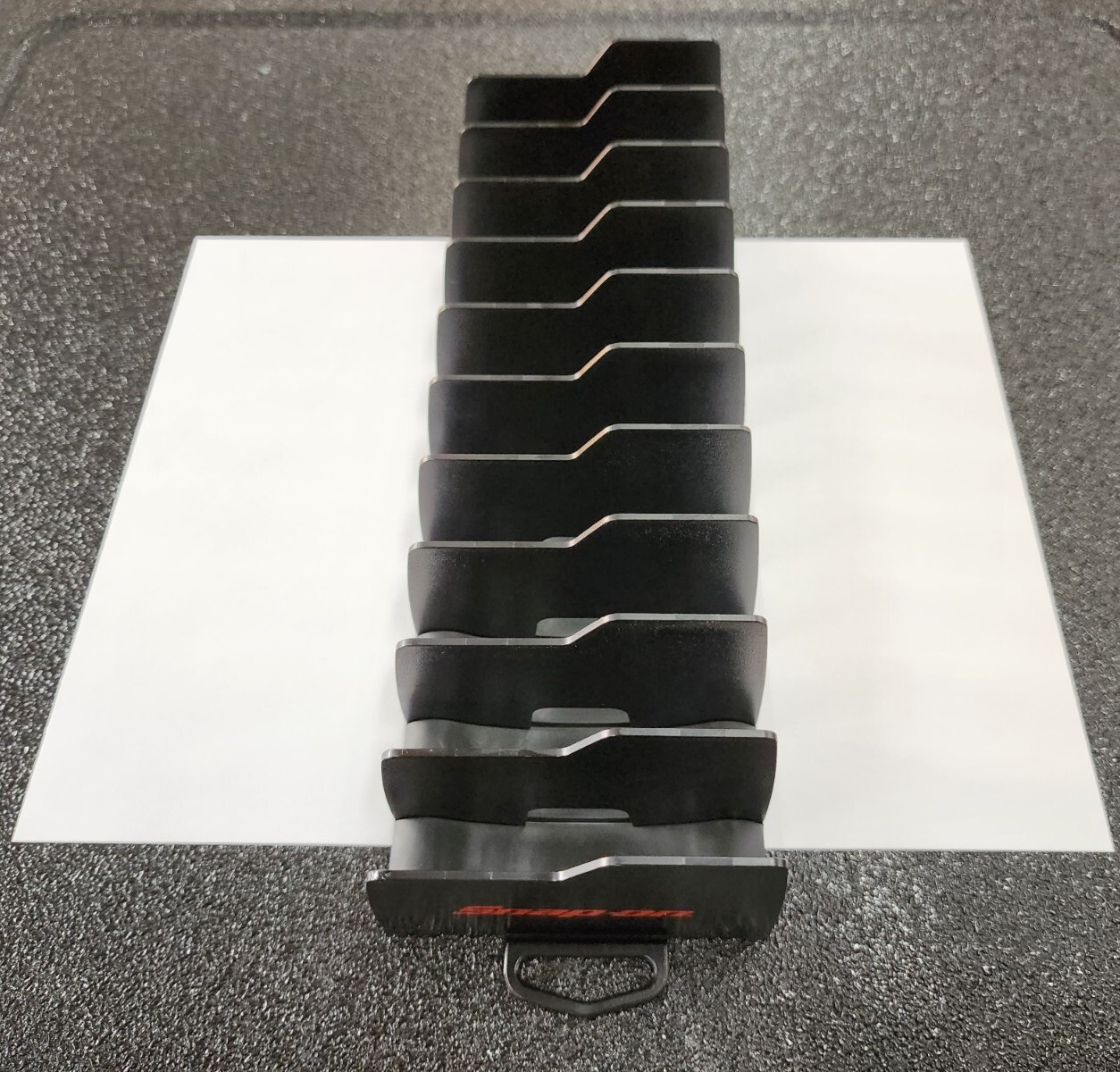 Snap-on Tools USA NEW Black 10" Anti-Slip Plier Organizer Rack  KAPL10