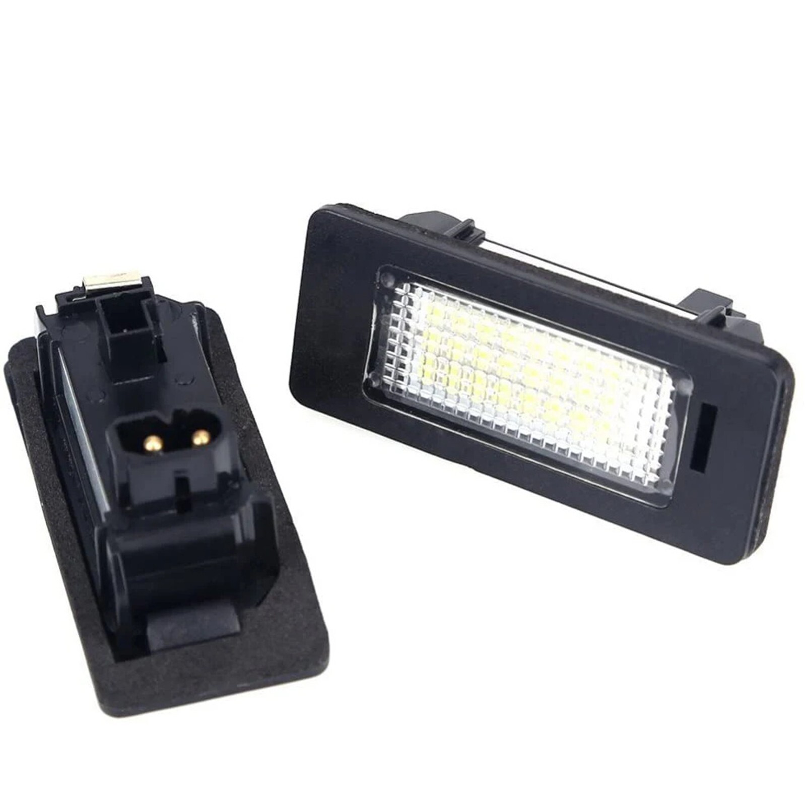 2x LED License Plate Light Tag Lamp Assembly White Canbus For BMW X1 X3 X4 X5 X6