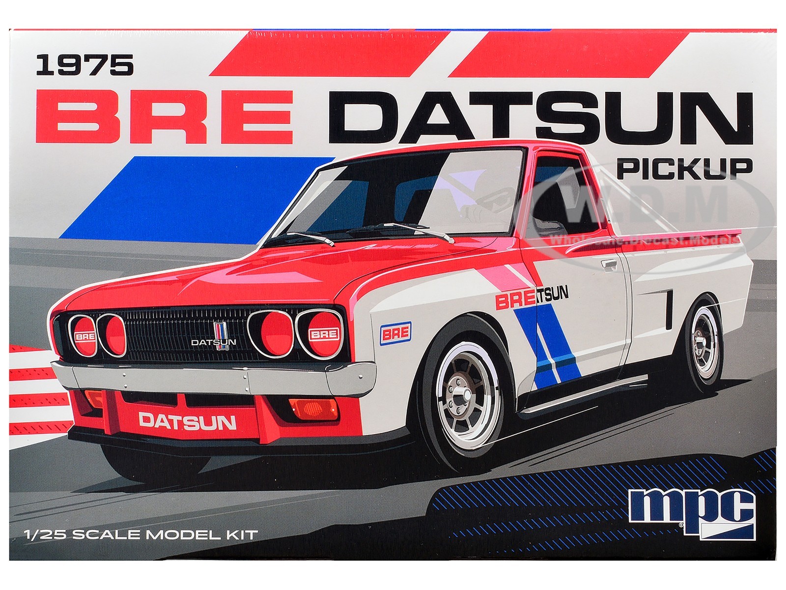 SKILL 2 MODEL KIT 1975 DATSUN PICKUP "BRE" 1/25 SCALE MODEL BY MPC MPC1029