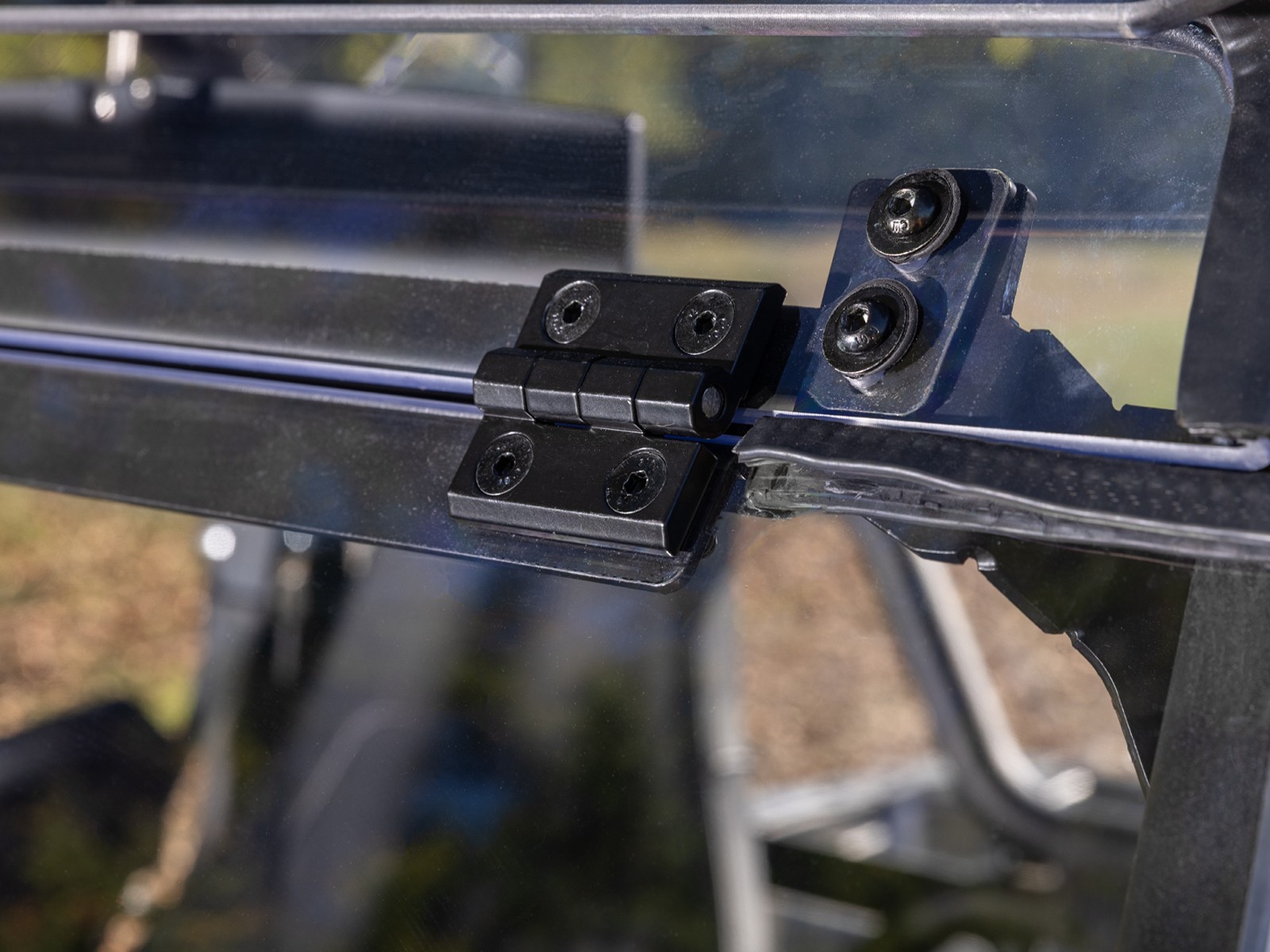 SuperATV Scratch Resistant Flip Windshield for Yamaha Wolverine X2/2021+