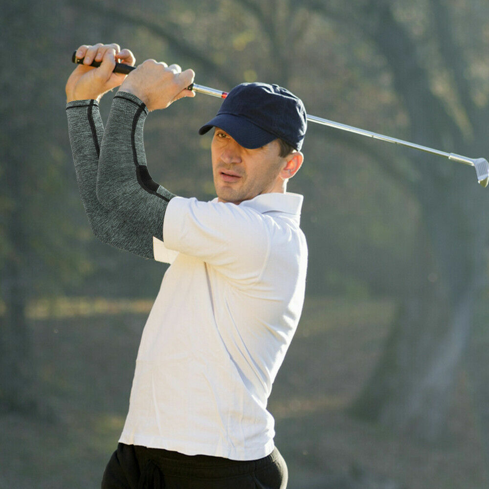 Arm Sleeves Cooling UV Sun Protection UPF 50 Sports Compression for Men & Women