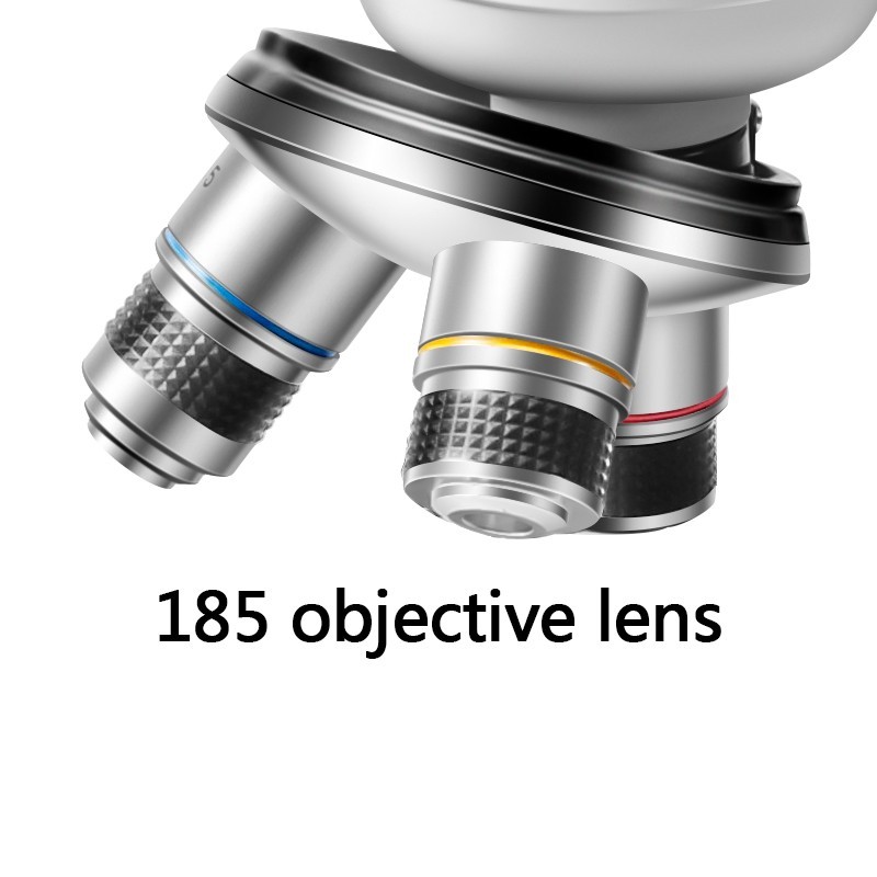 2000X zoom binocular optical microscope with electronic eyepiece, laboratory bin
