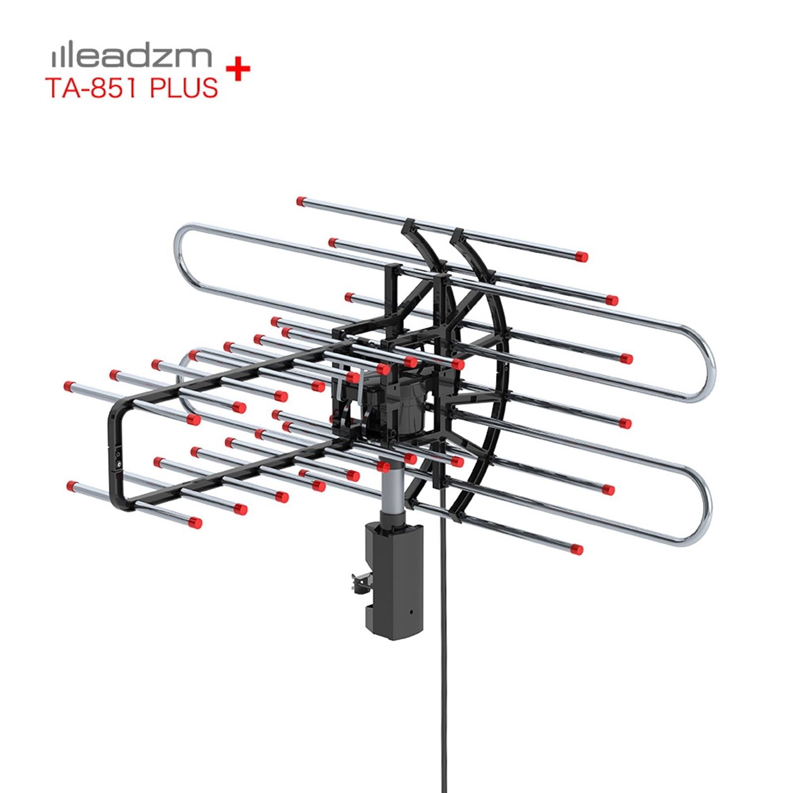 Home 480 Miles Outdoor Video TV Antenna Amplified HDTV 1080P V/UHF 360° Rotation