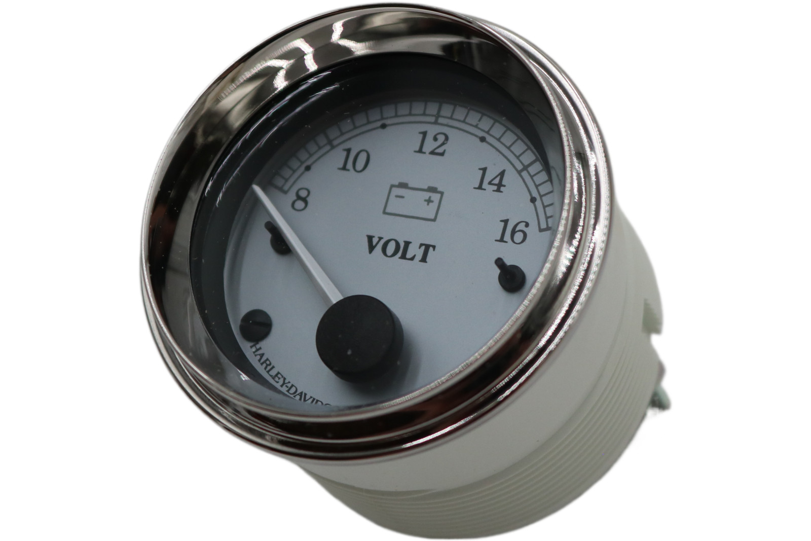 75167-01A NEW OEM 2004-2013 HARLEY-DAVIDSON TOURING VOLT GAUGE SILVER FACE