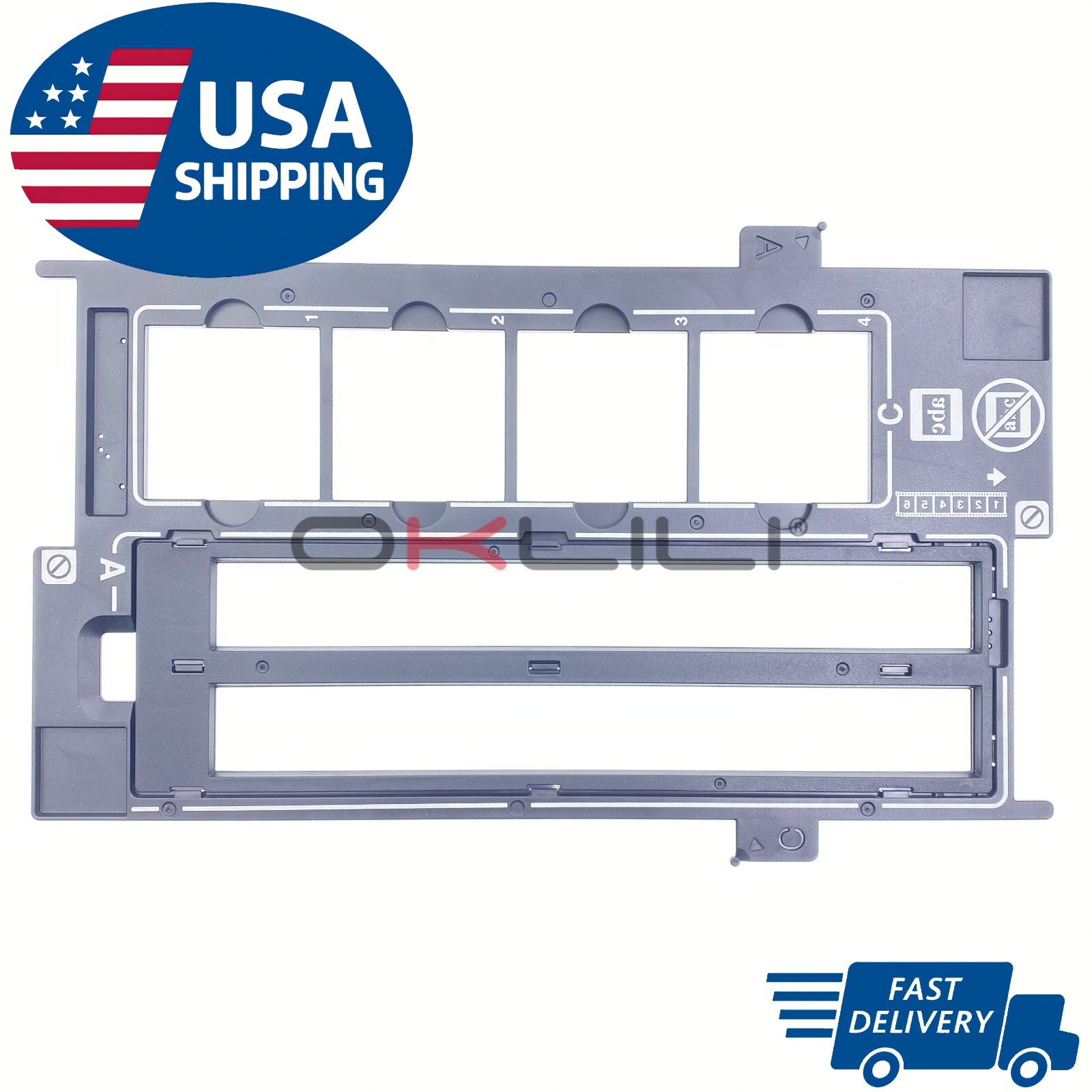 35mm Photo Slide Negative Film Holder for Epson Perfection V500 V550 V600 4490