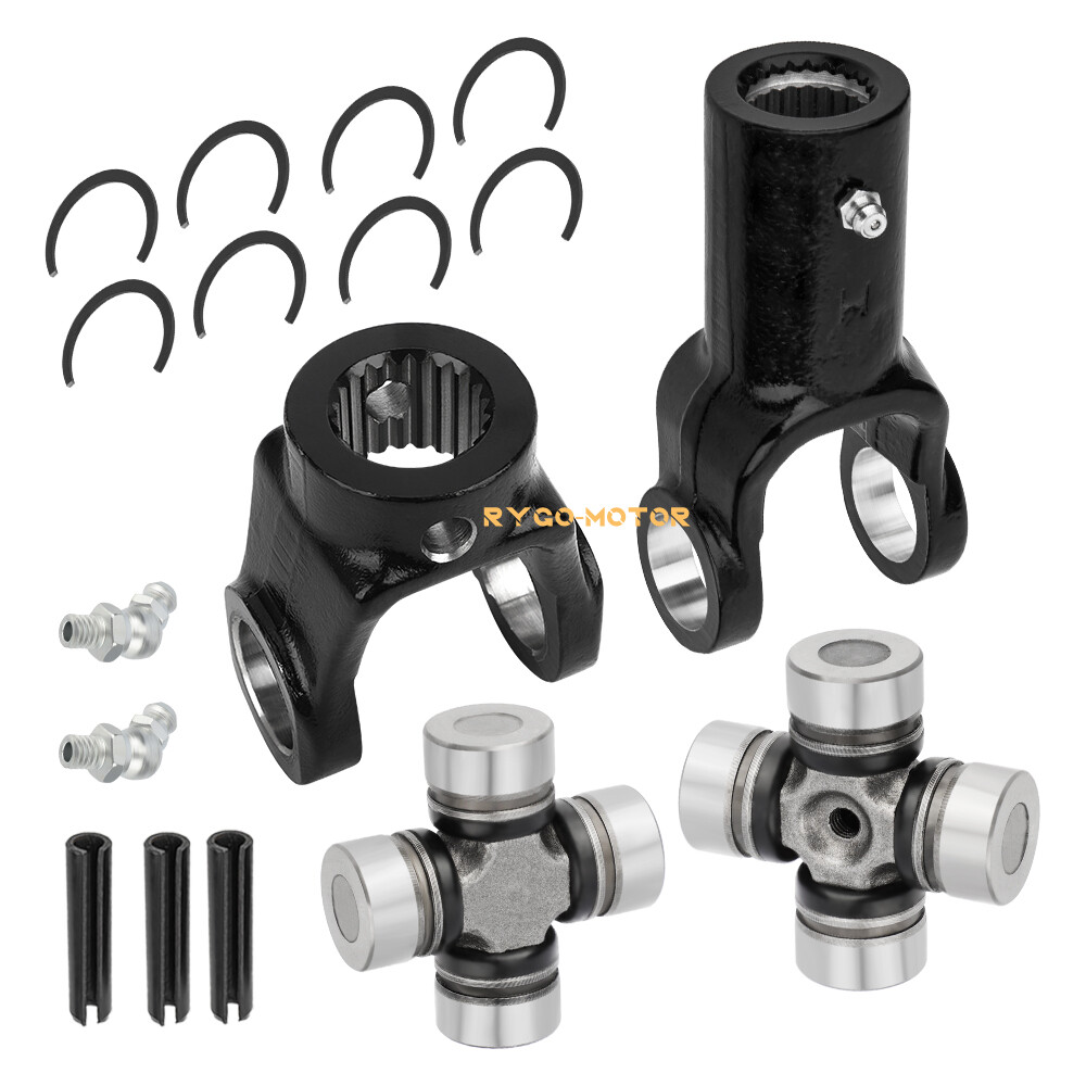 Front Prop Shaft Yoke & U-Joint Kit (2 Side) for Polaris RZR 570 RZR 800 RZR 900