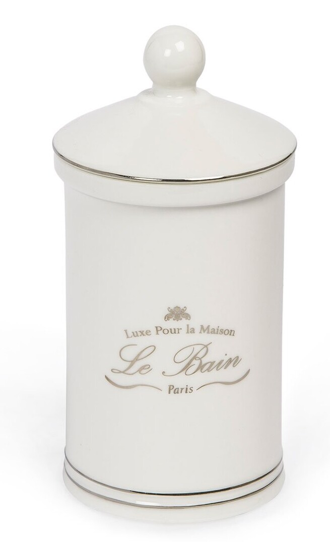 Le Bain Bath Accessories Porcelain With Glazed Finish White Color
