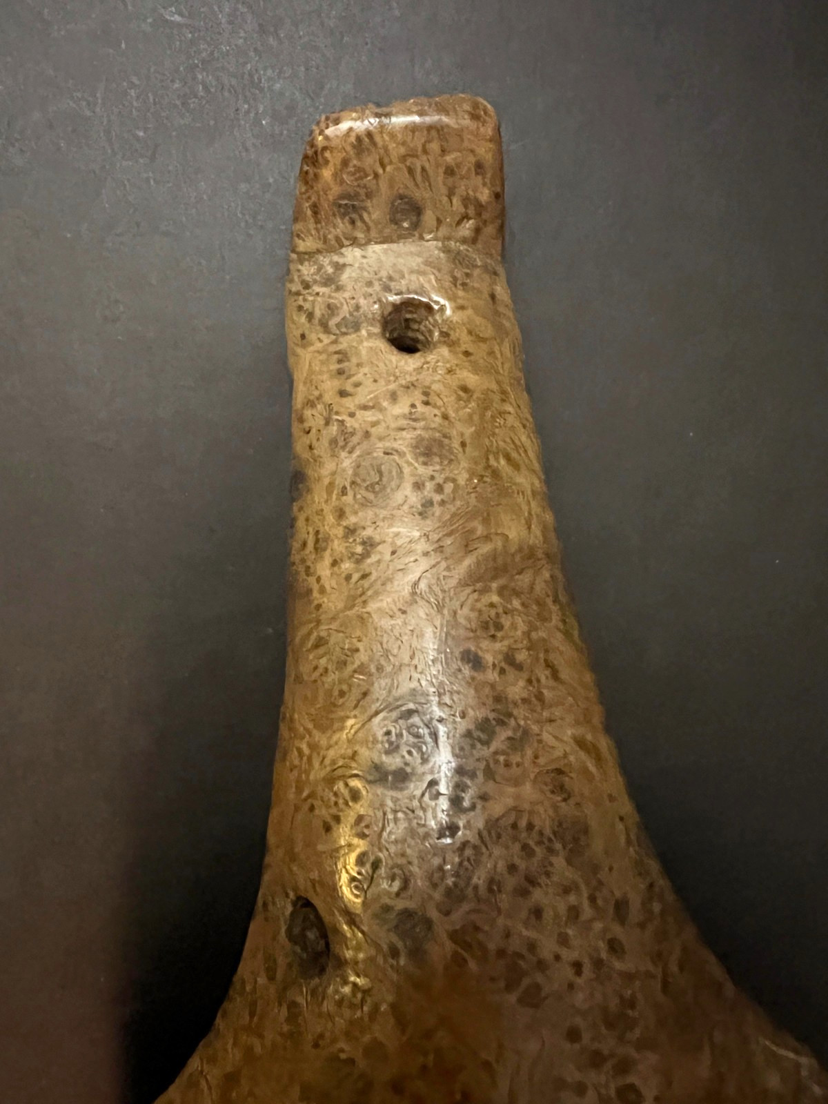 HAIDA-TLINGIT FEAST SPOON/LADLE Hand Made Antique Native American Burlwood Art