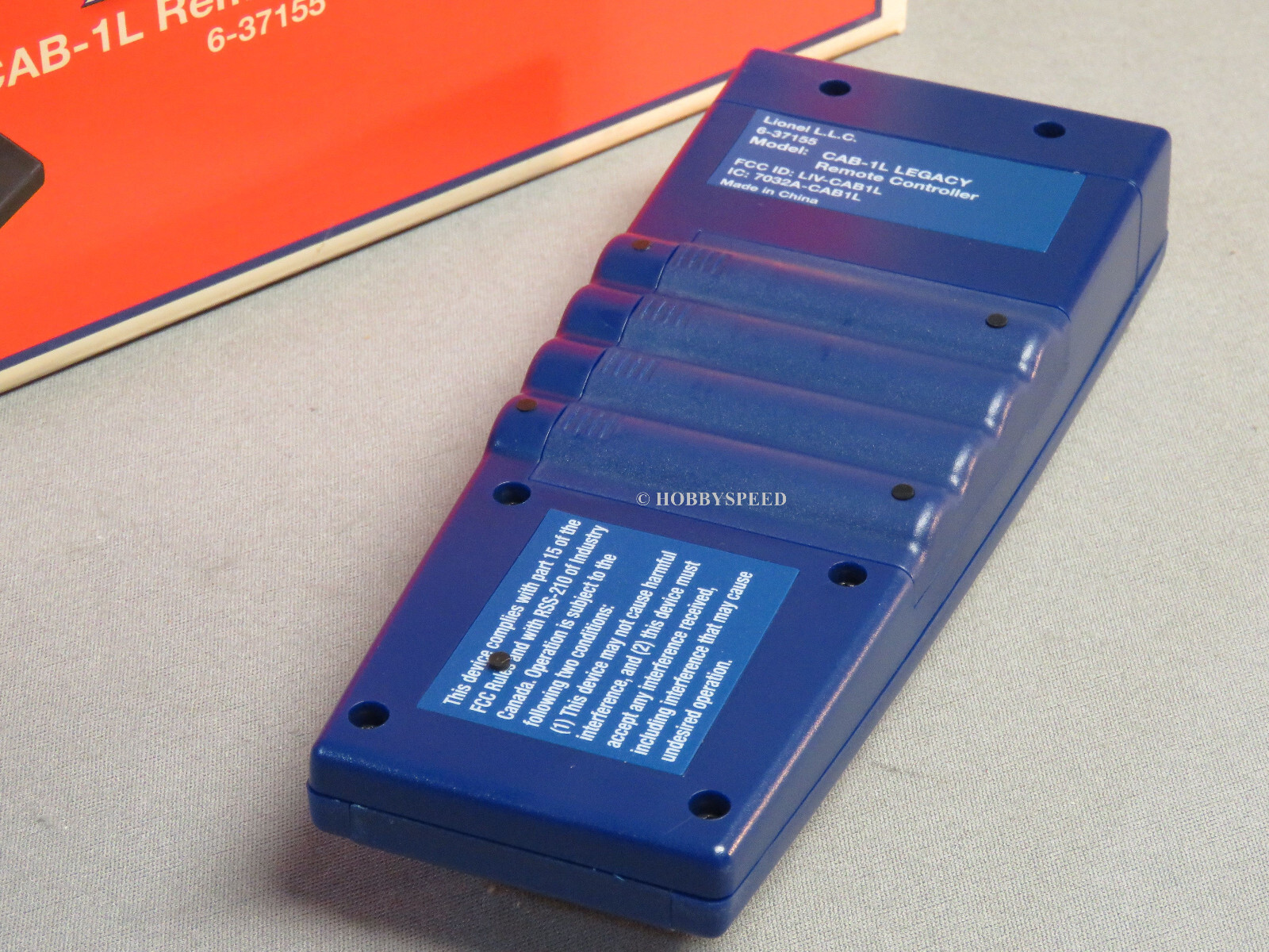 LIONEL CAB-1L REMOTE CONTROL legacy tailroad comand system 6-37155