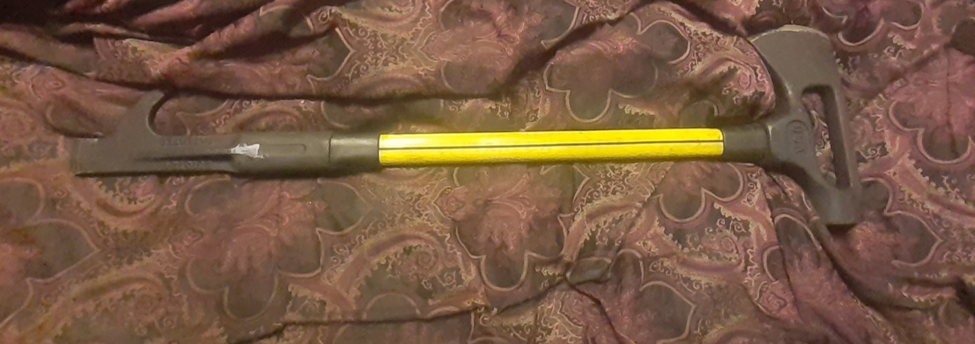 TNT Denver Tool, 5-IN-1 Fire Hammer Rescue Tool, Multi-Purpose, 30 In. Handle