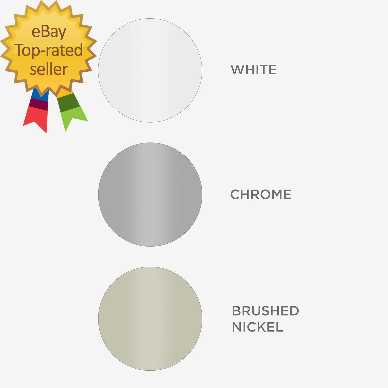 Rustproof round Shower Curtain Rod for Clawfoot Tub with Easy Installation Oval