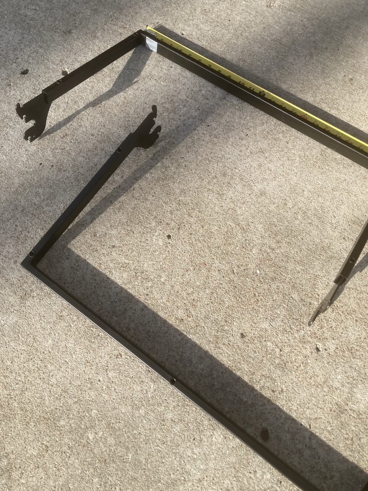 Boutique Black U-Shaped Hang Rail (2 Included In Listing)