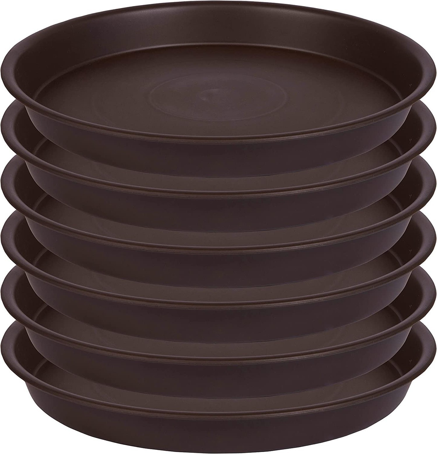 6 Pack Plant Saucer Tray 6“, 4 6 8 10 12 14 16 18 inch Saucers, Heavy Duty