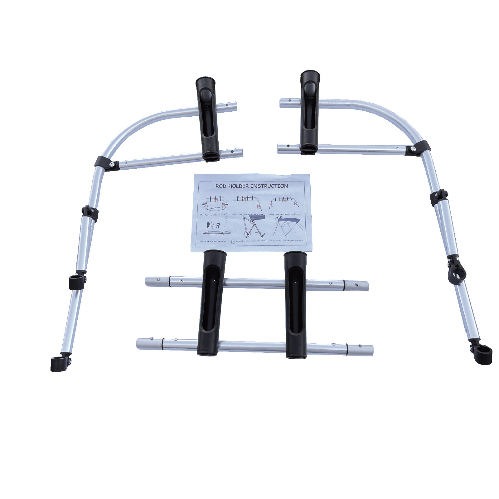 Eliteshield Boat Bimini Top Fishing Rod Holders Rod Rack Rocket Launcher