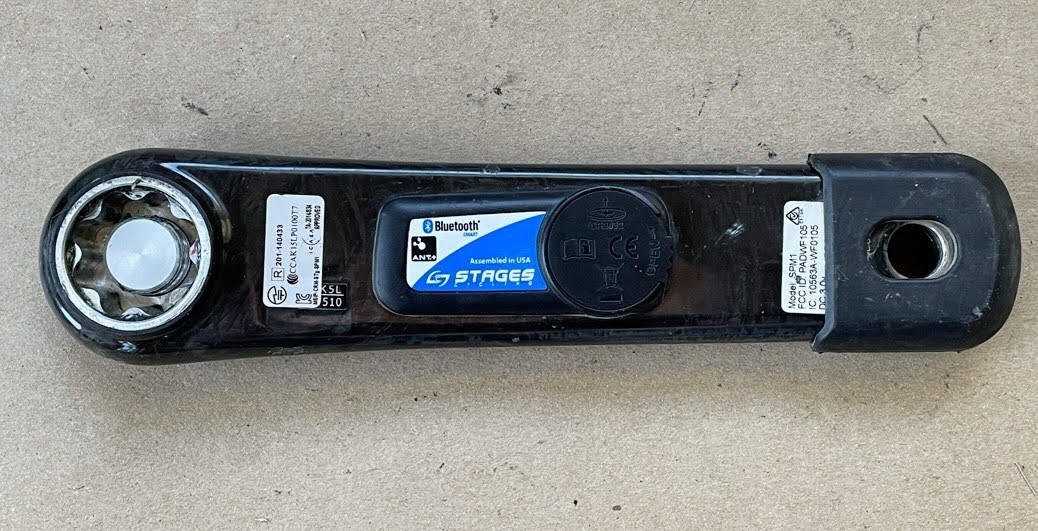 Stages Cycling Power Meter FSA SL-K Light EVO 386 Carbon Left Crank Arm 175mm