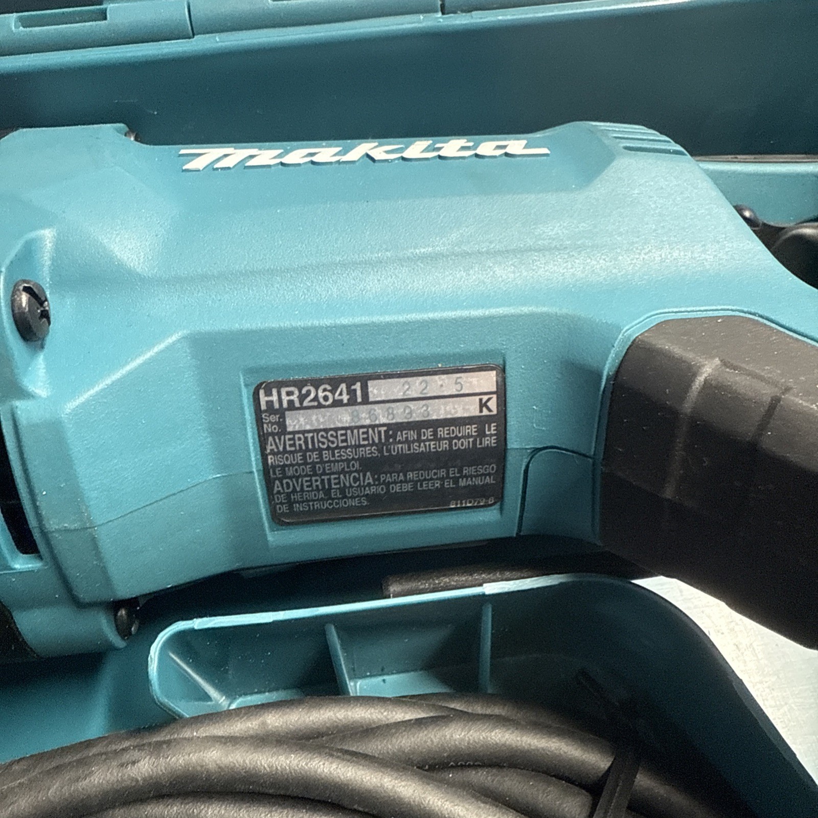 Makita HR2641-R D-Handle 1" SDS-Plus AVT Rotary Hammer New/Open Box