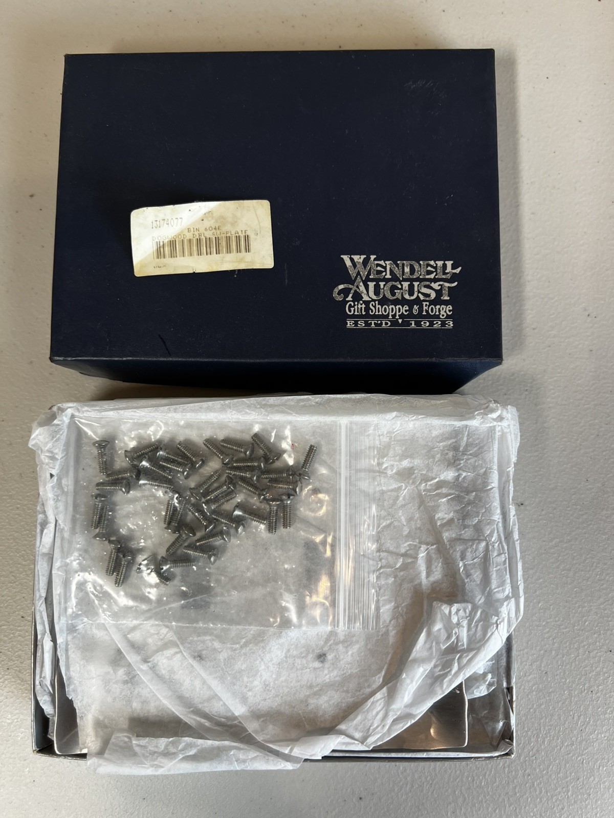 (6) Wendell August Dogwood Design Pattern Forge Aluminum Toggle Switch Plate