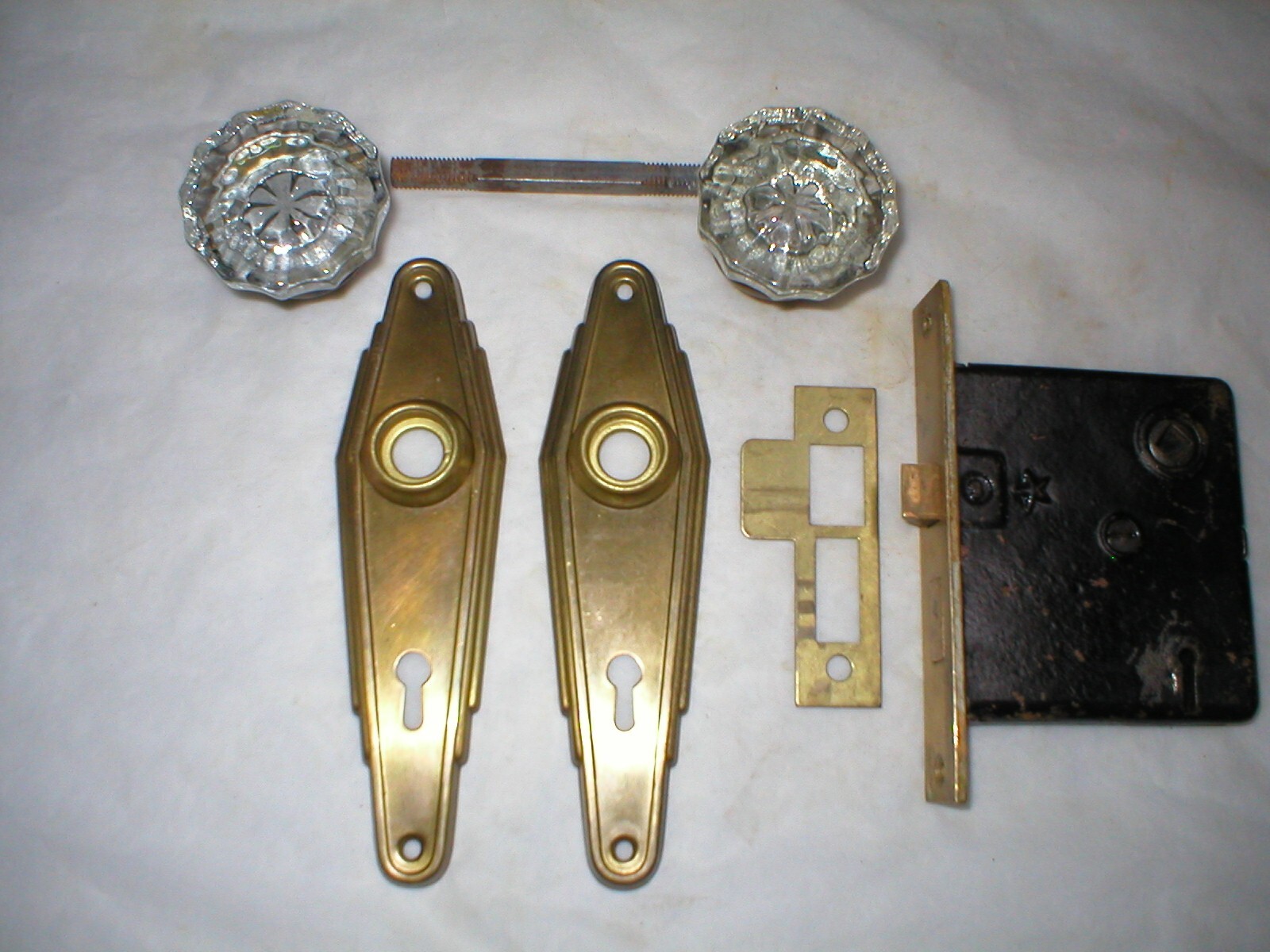 Antique Art Deco Era Door Hardware