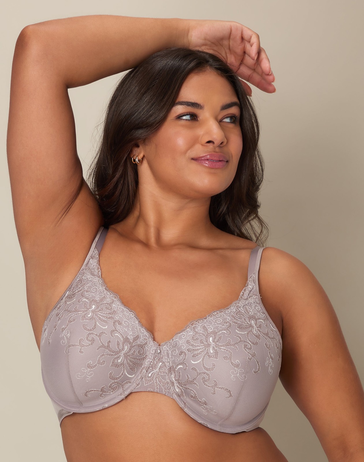 Women Lingerie Playtex Secrets Feel Gorgeous Embroidered Underwire Bra TruSupprt