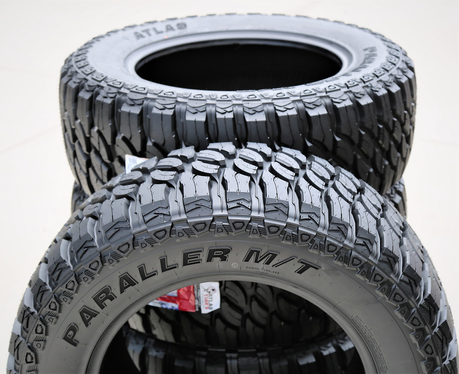 4 Tires Atlas Paraller M/T LT 30X9.50R15 Load C 6 Ply MT Mud