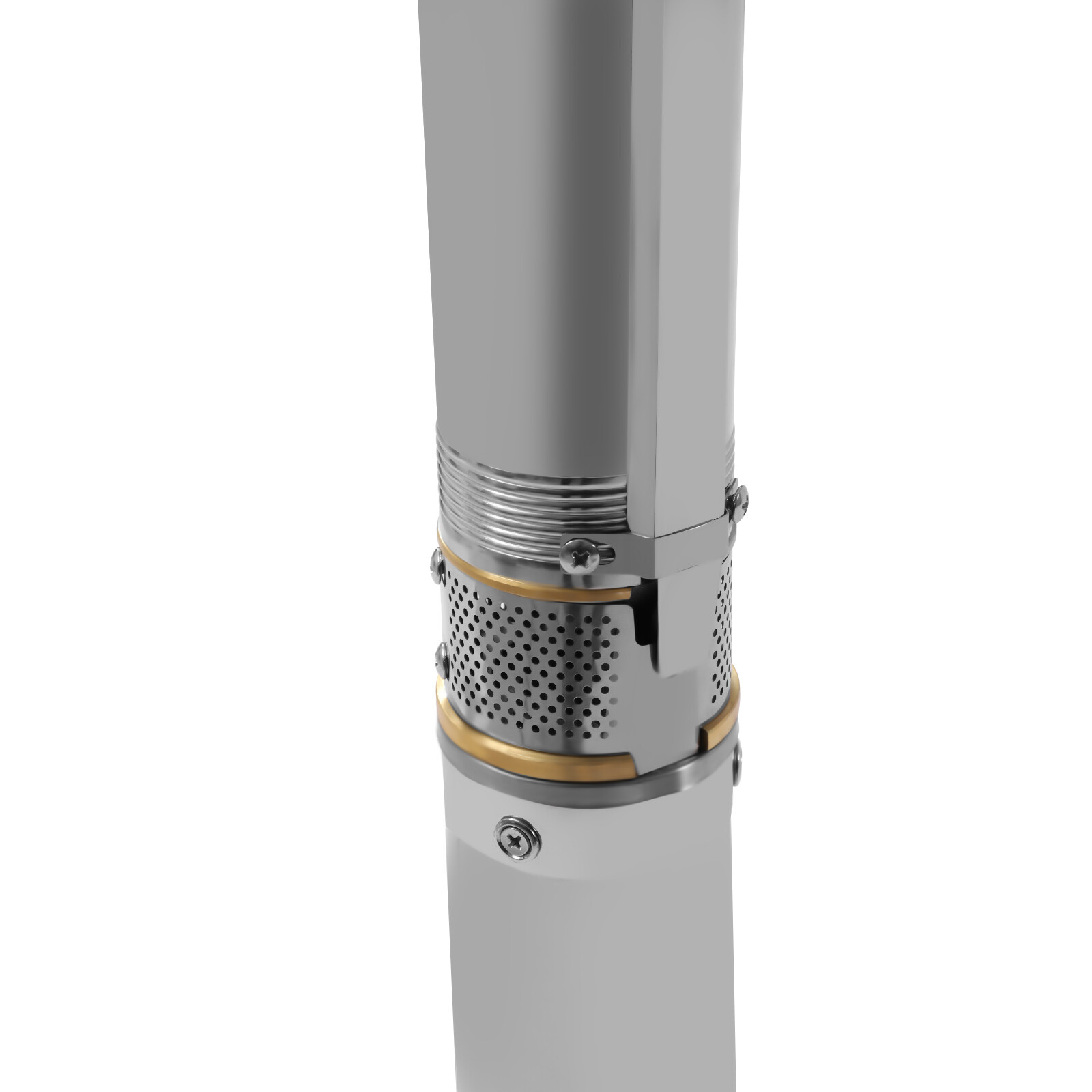 Submersible Well Pump 0.5HP Stainless Steel, 33ft Cable, Low Noise Operation