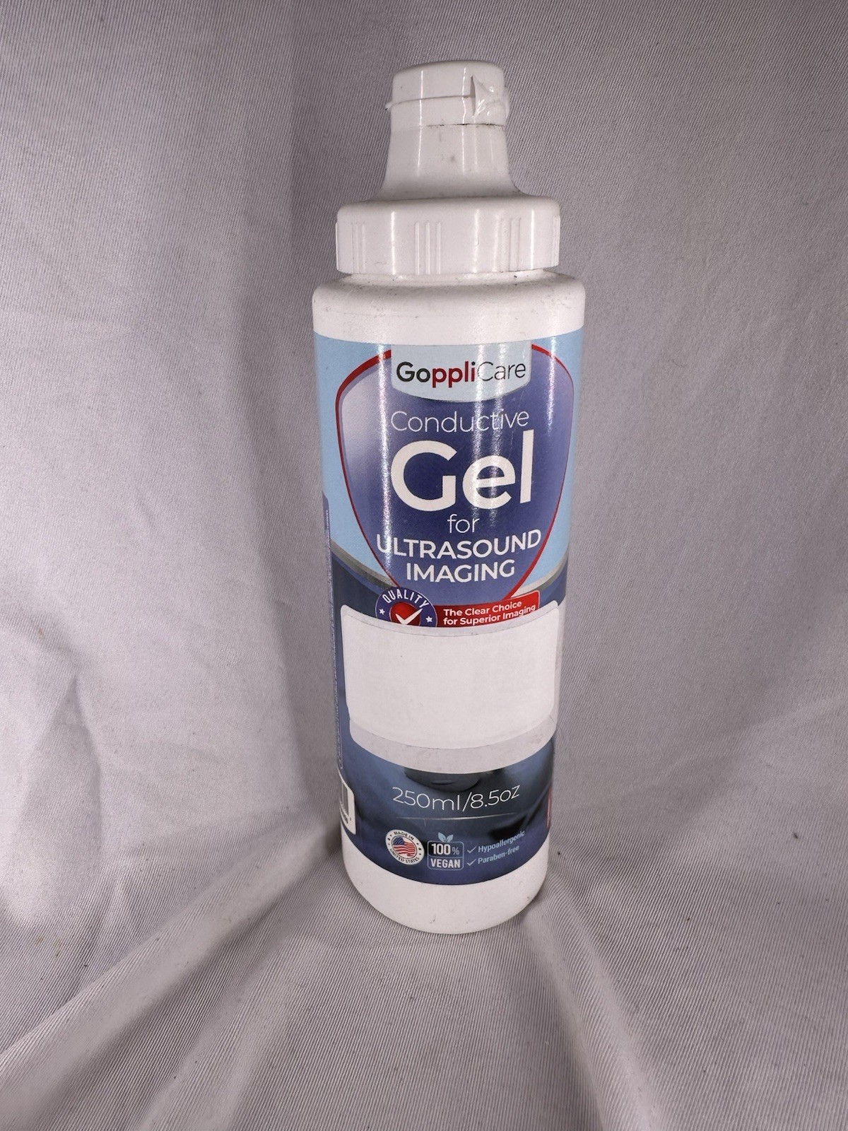 Goppli Conductive Cooling Gel for Ultrasound Imaging 8.5oz EXP 2029-06-13