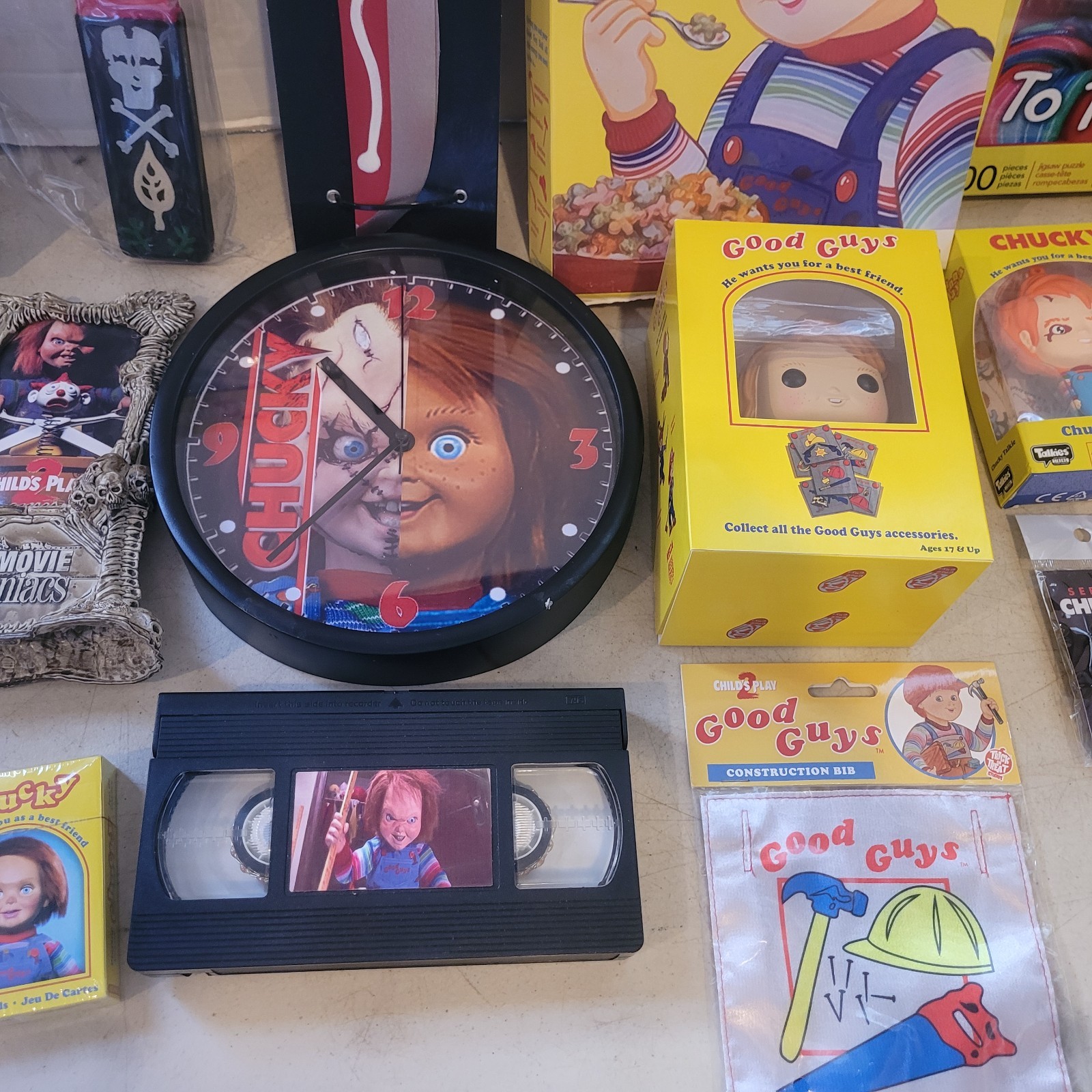 Good Guys Horror Doll Childs Play Movie Memorabilia Toy Lot