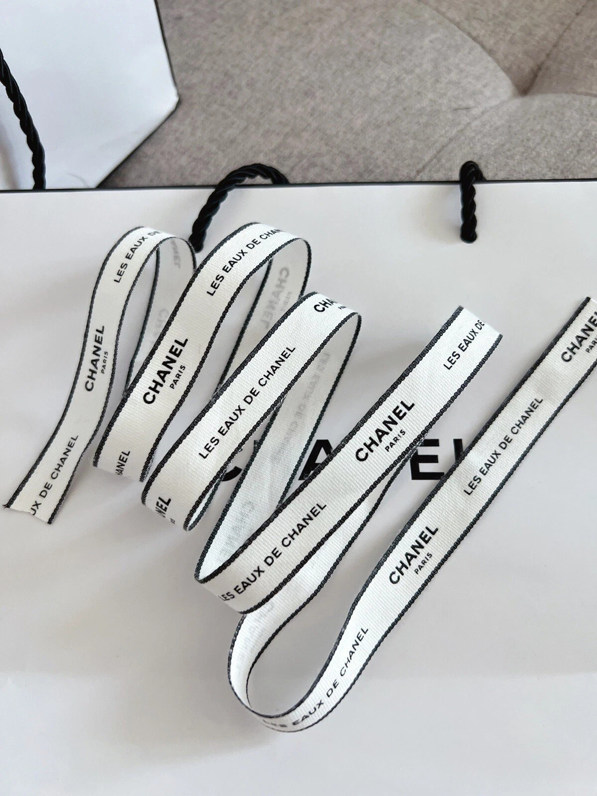 CHANEL Les Eaux De Ribbon  Authentic & Rare, sold by the yard