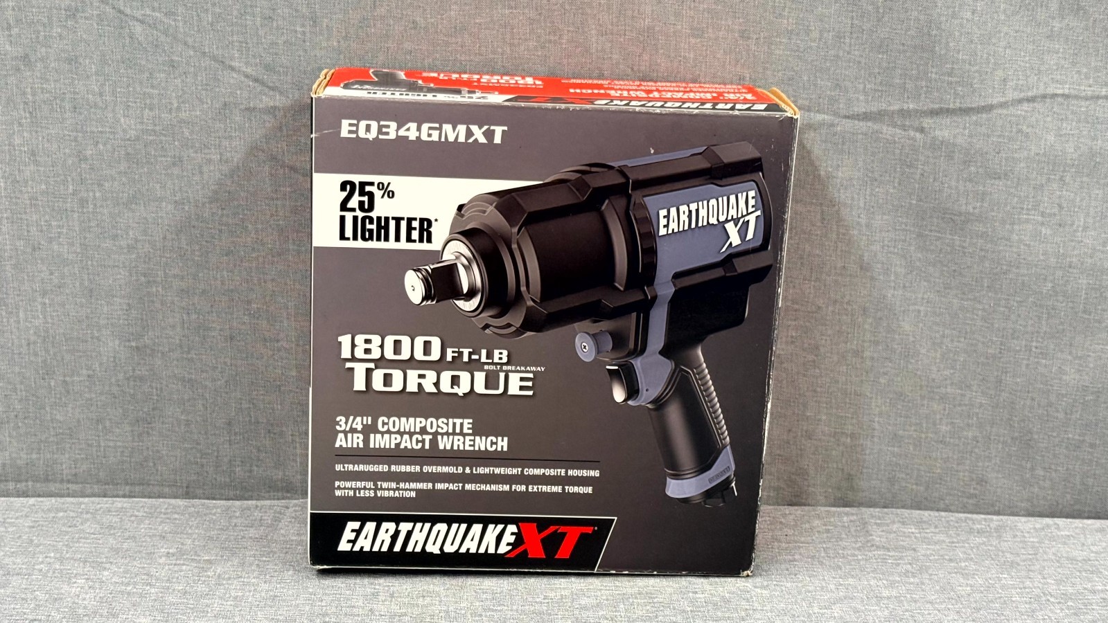 Earthquake XT EQ34GMXT 3/4" Composite Air Impact Wrench - NEW Free Shipping