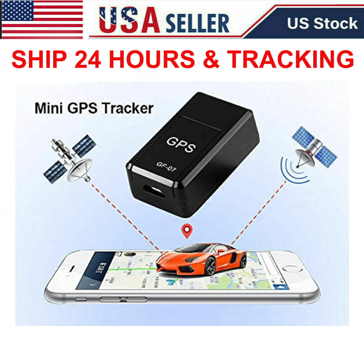 Mini Magnetic GF07 GPS Tracker Real-time Car Truck Vehicle Locator GSM GPRS 2G