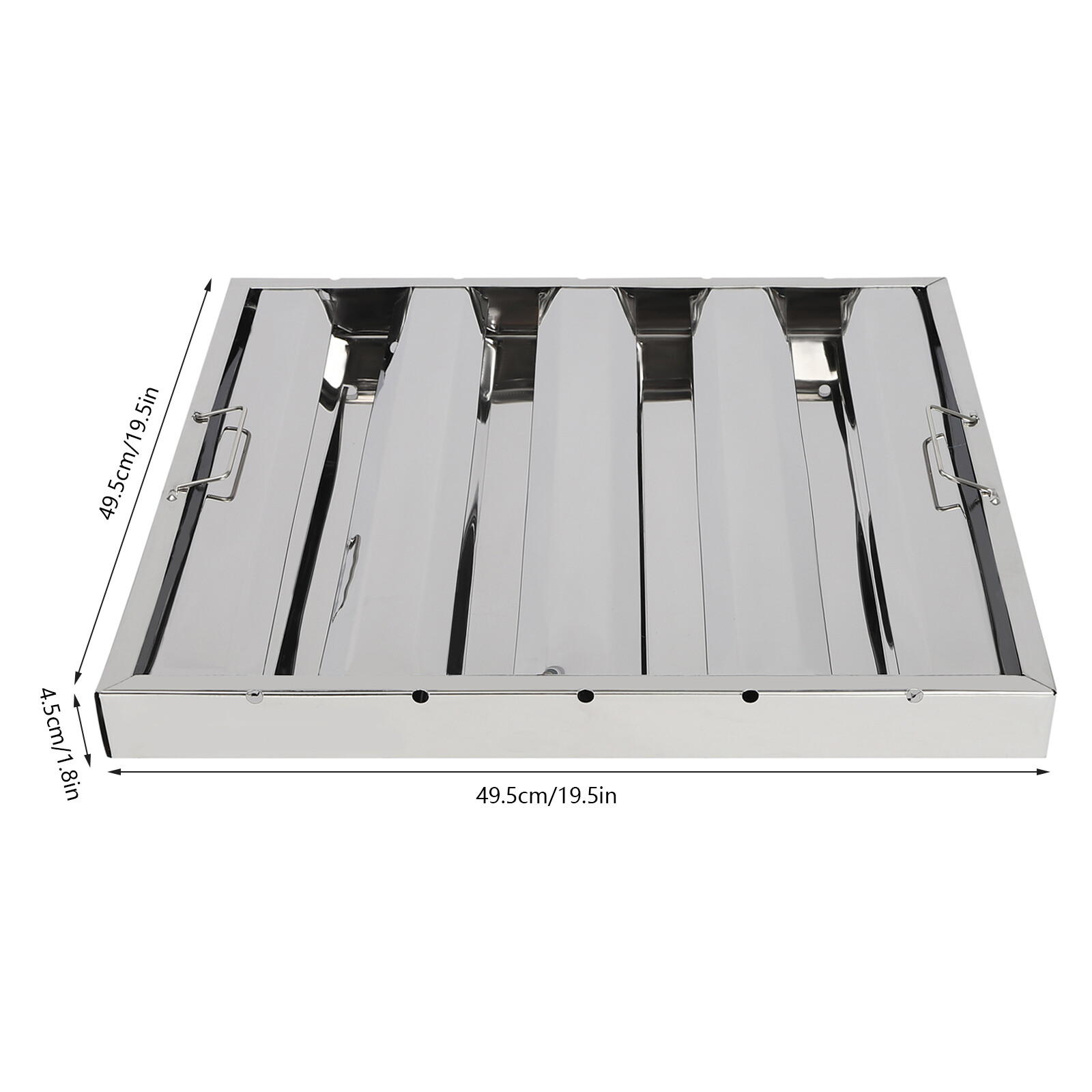 20"X20" Commercial Hood Filters 6 Pack Stainless Steel Hood Grease Filter Baffle
