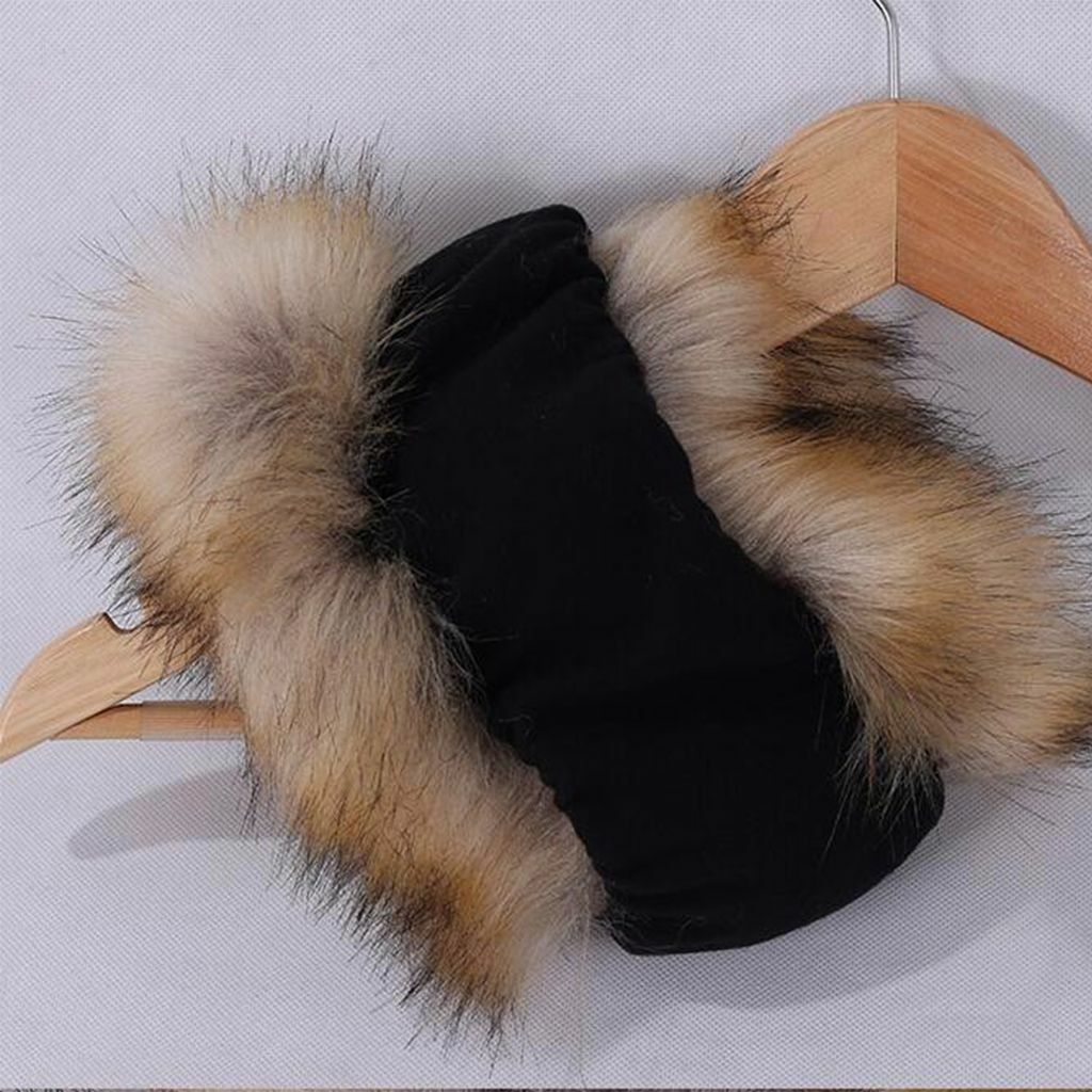 Women's Winter Russian Fluffy Faux Fur Headband Hat Thick Ear Warm Snow Ski Cap