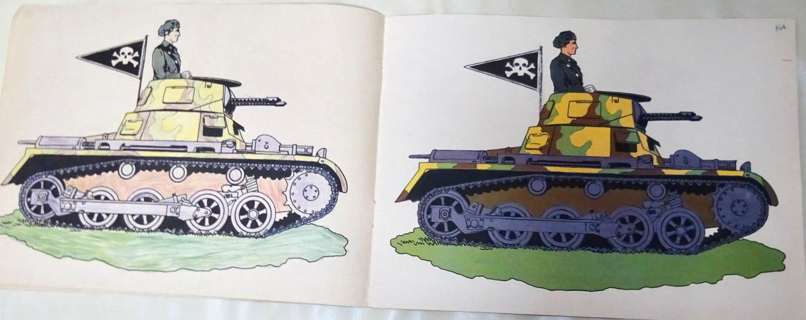 German Third Reich book 1938 Soldaten (soldiers) Win Malbuch (coloring book) Pre