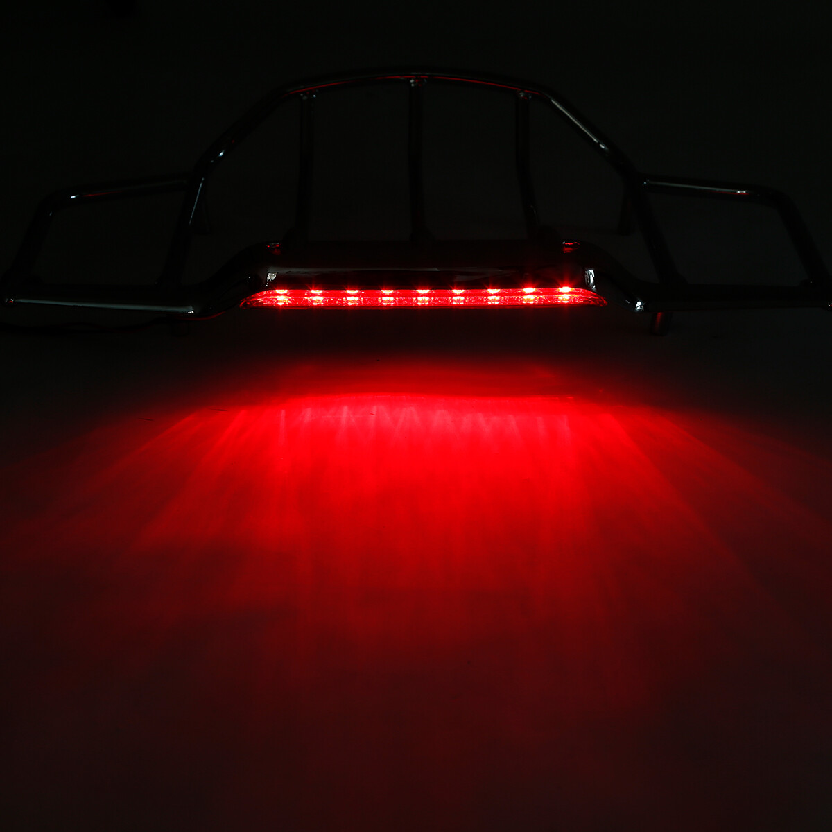 Luggage Rack W/LED Light Fit For Harley Trunk Tour Pak Pack 93-13 Air Wing