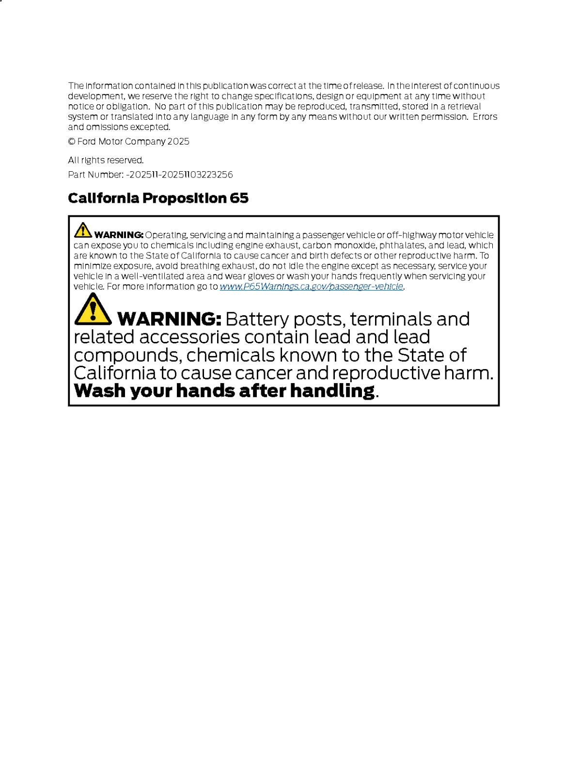 2026 Ford F-150 Truck Owners Manual User Guide PRINTED HARD COPY