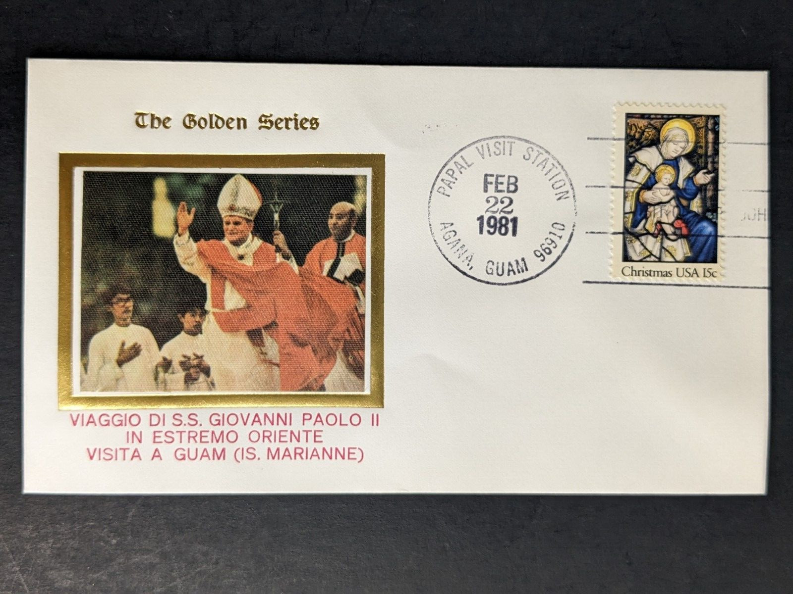 Pope John Paul II, The Golden Series Guam, Japan, Pakistan, AK, 16 Covers Plus