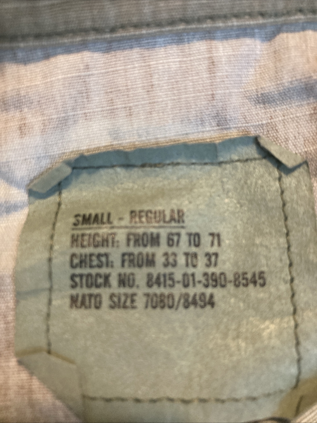 US M81 Woodland BDU Shirt, Army Military Camo Uniform Small Regular