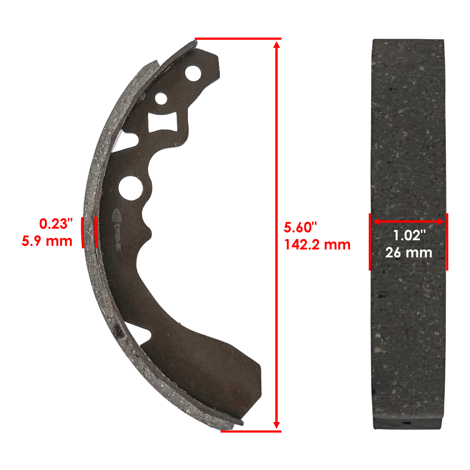 Brake Shoe W/Brake Cylinder For Kawasaki Mule 550 KAF300C 1997-04 07 Rear/Front