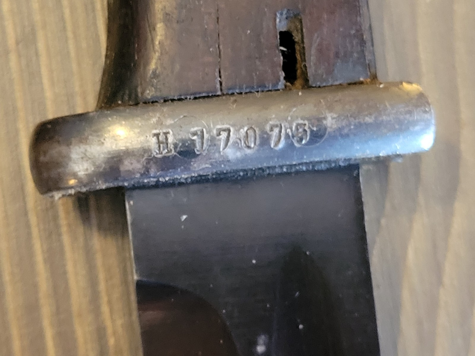 EXCELLENT! WWII German K98 Combat Bayonet w/Org Sheath & Frog!