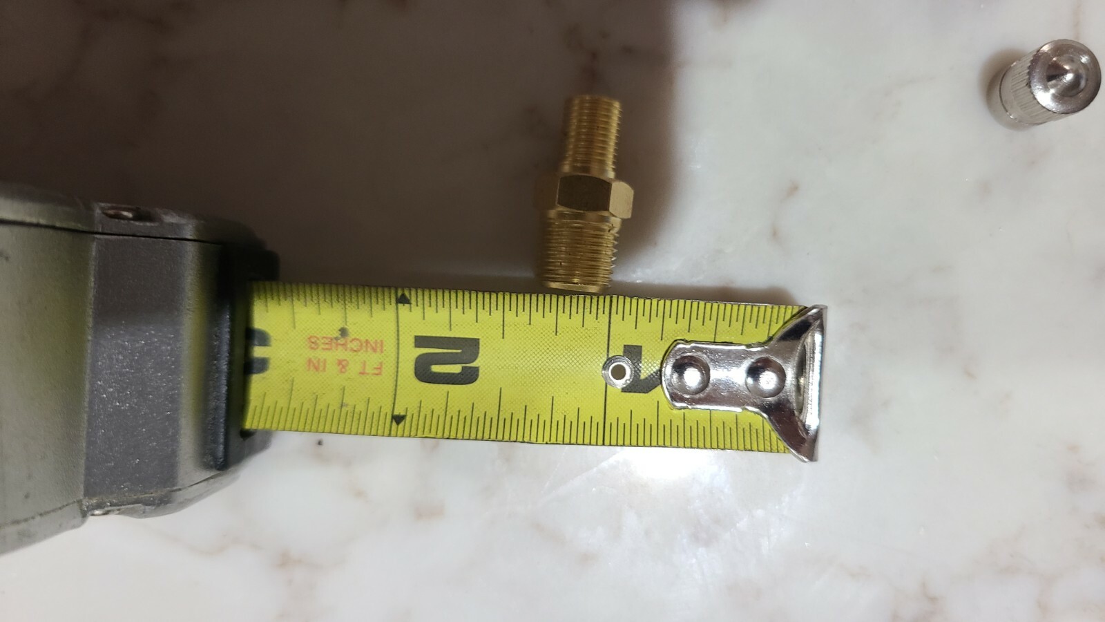 2pcs 1/8" NPT Solid Brass Air Compressor Tank Fill Valve Plated Schrader