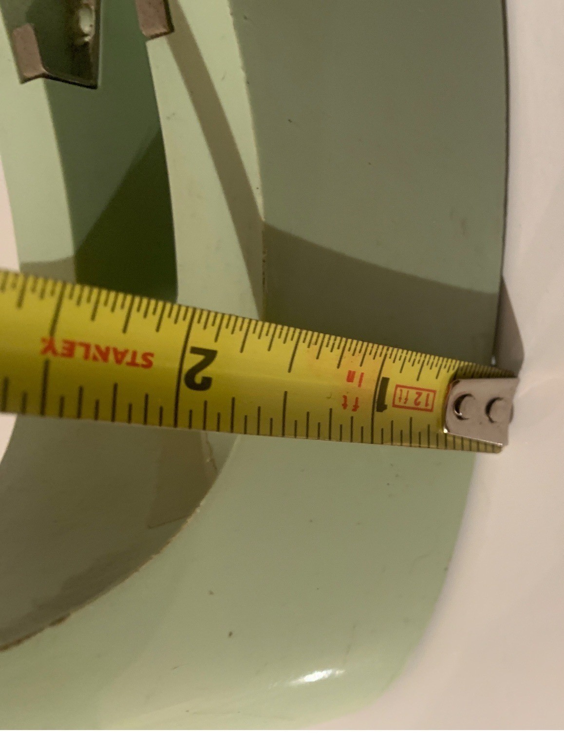 MCM 3M SCOTCH DECOR TAPE DISPENSER MODEL C-15 MINT GREEN WEIGHTED 6 Inches Long