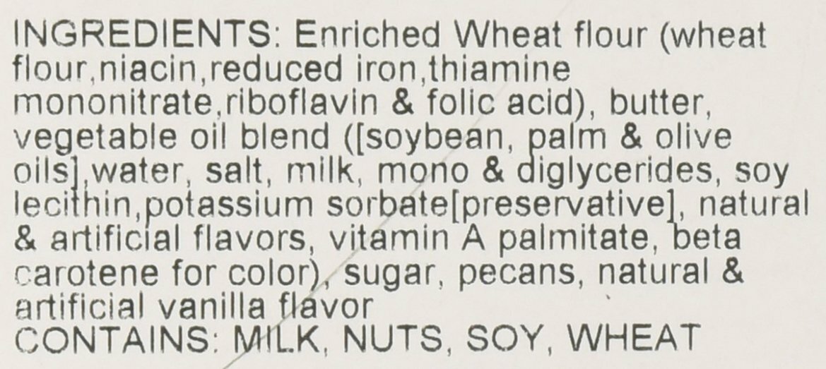 David's Cookies Butter Pecan Meltaways 32 oz