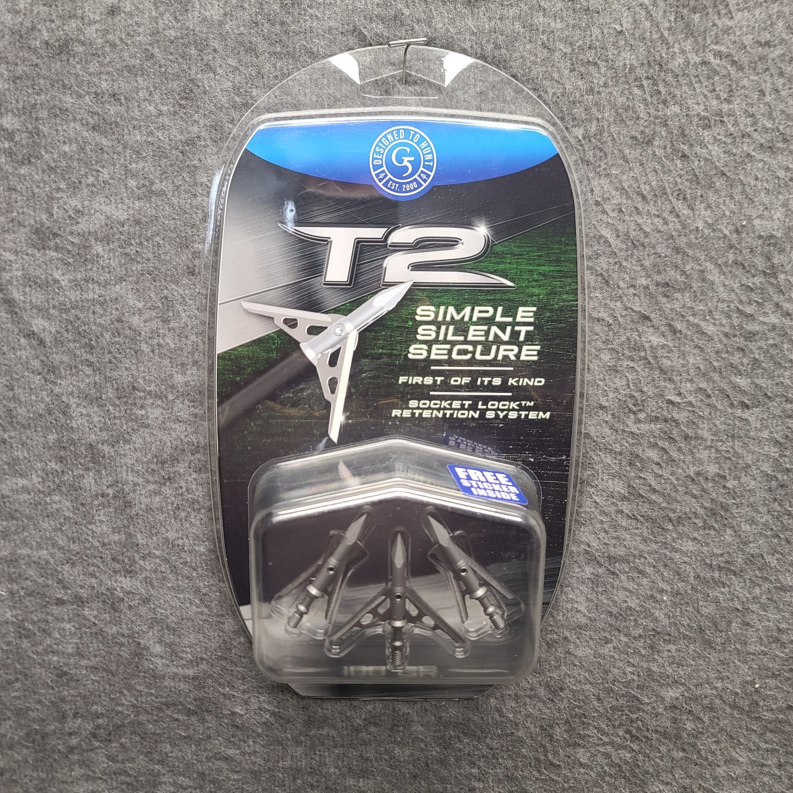 G5 Outdoors Broadheads 100 grain T2 Socket Lock 740