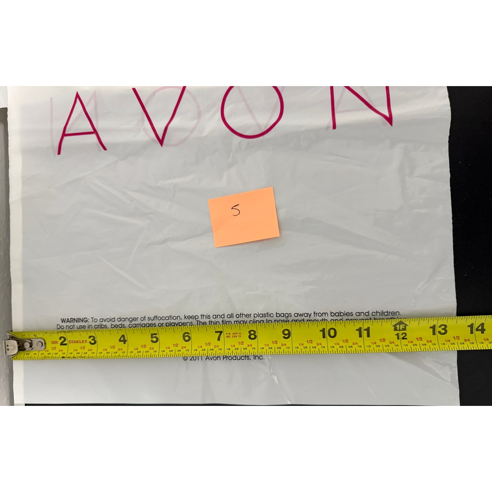 Avon Retail Bags Extra Large Plastic and Medium Bilingual Paper with Handles