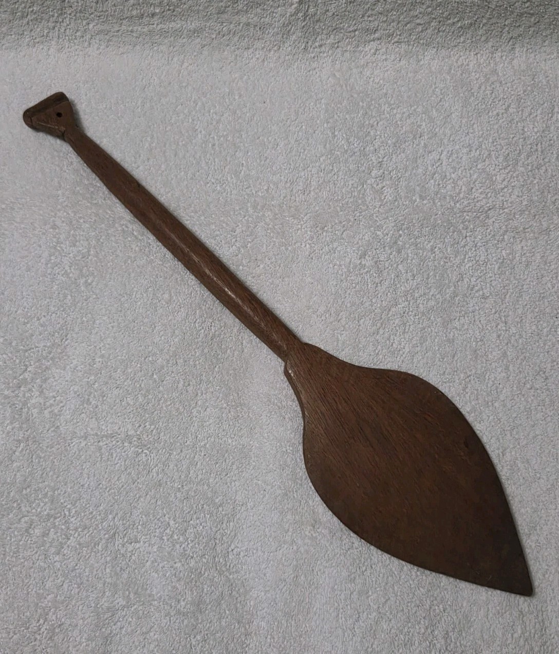 🔶️VINTAGE CARVED WOODEN PADDLE CEREMONIAL WAR CLUB SUBI OCEANIC TRIBAL ART