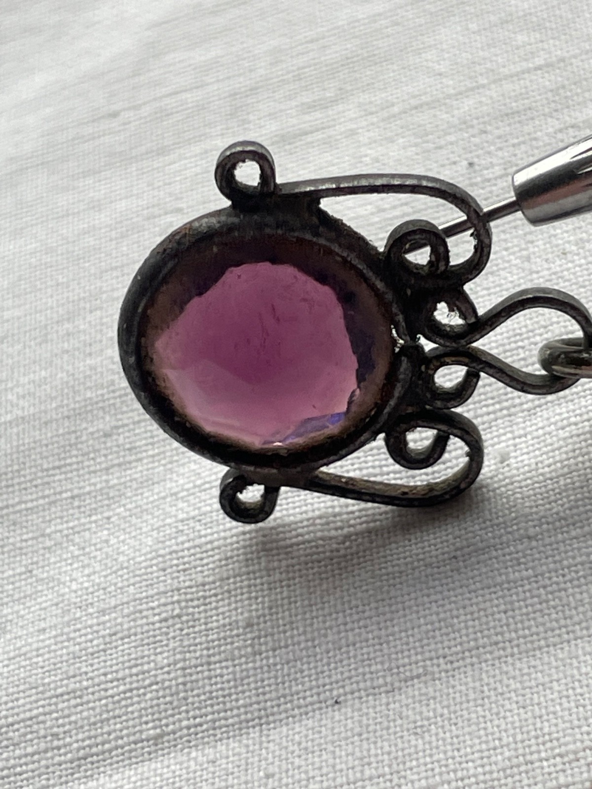 Vintage antique part of chatelaine for pocket watches