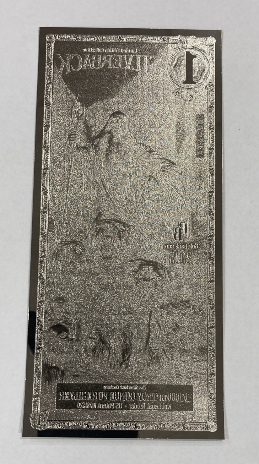 2025 Silverback Hades Olympus 1/1000 OZ .999 Silver Note Limited Edition IN HAND